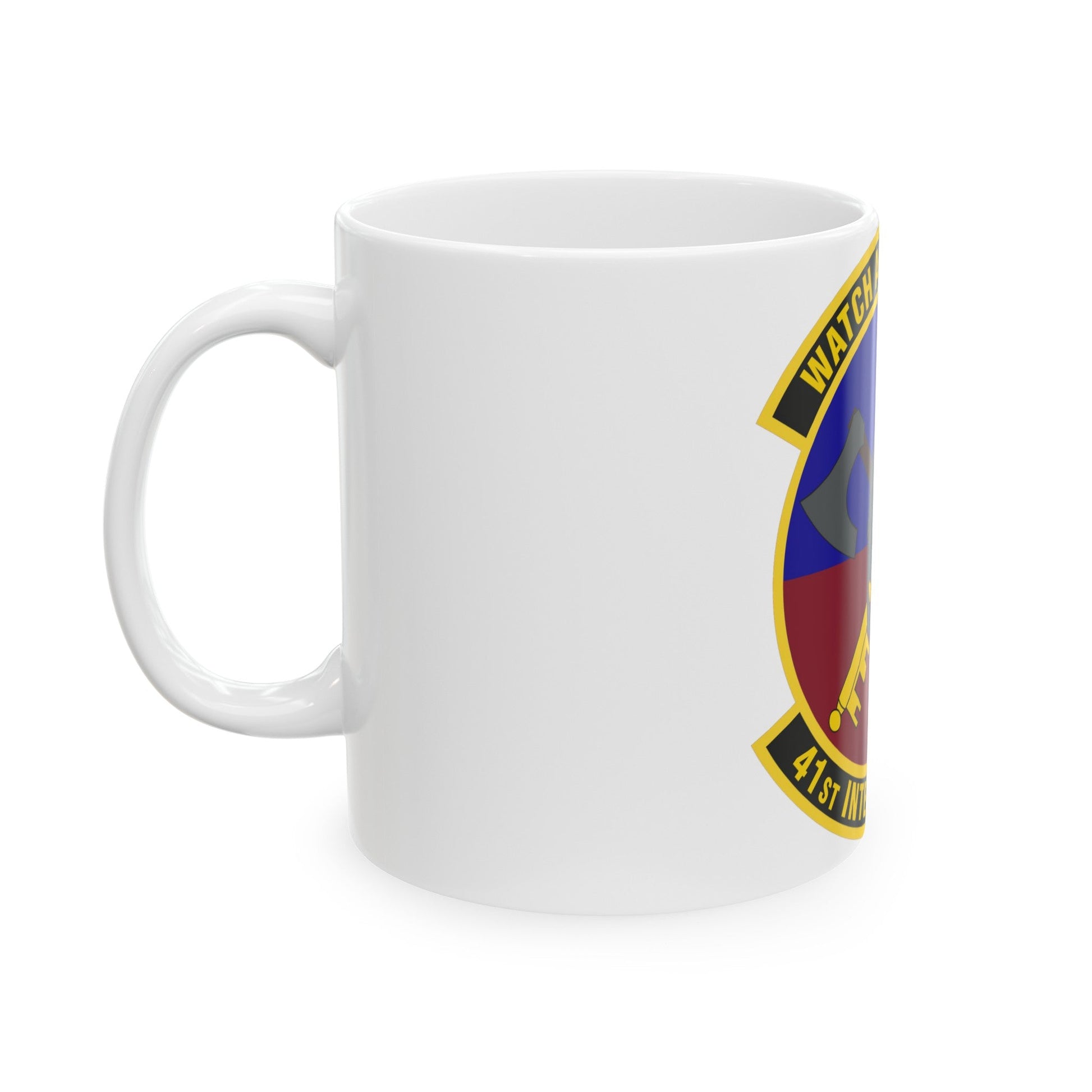 41 Intelligence Squadron ACC (U.S. Air Force) White Coffee Mug-The Sticker Space