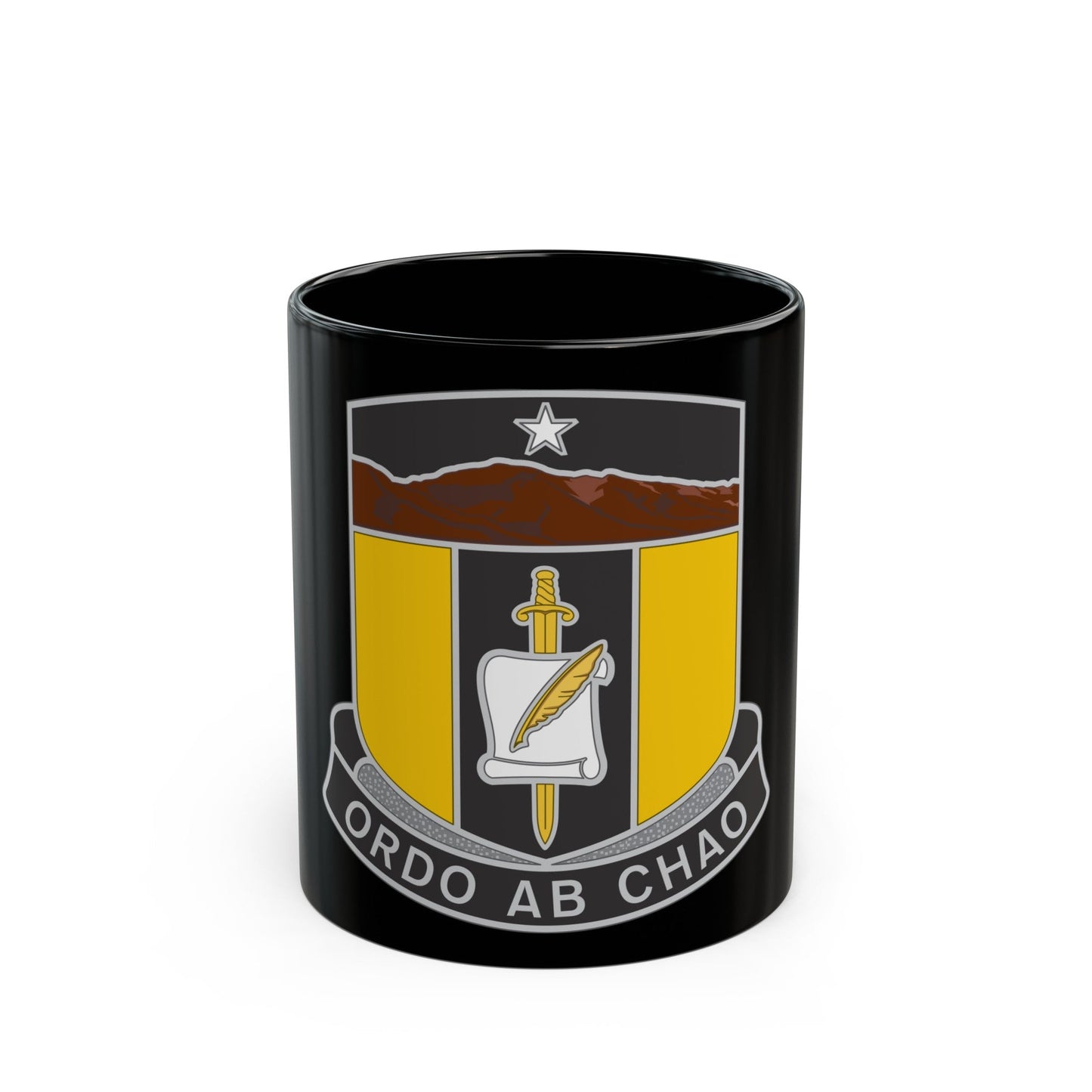 410 Civil Affairs Battalion (U.S. Army) Black Coffee Mug-11oz-The Sticker Space