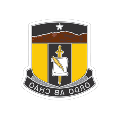 410 Civil Affairs Battalion (U.S. Army) REVERSE PRINT Transparent STICKER-4 Inch-The Sticker Space