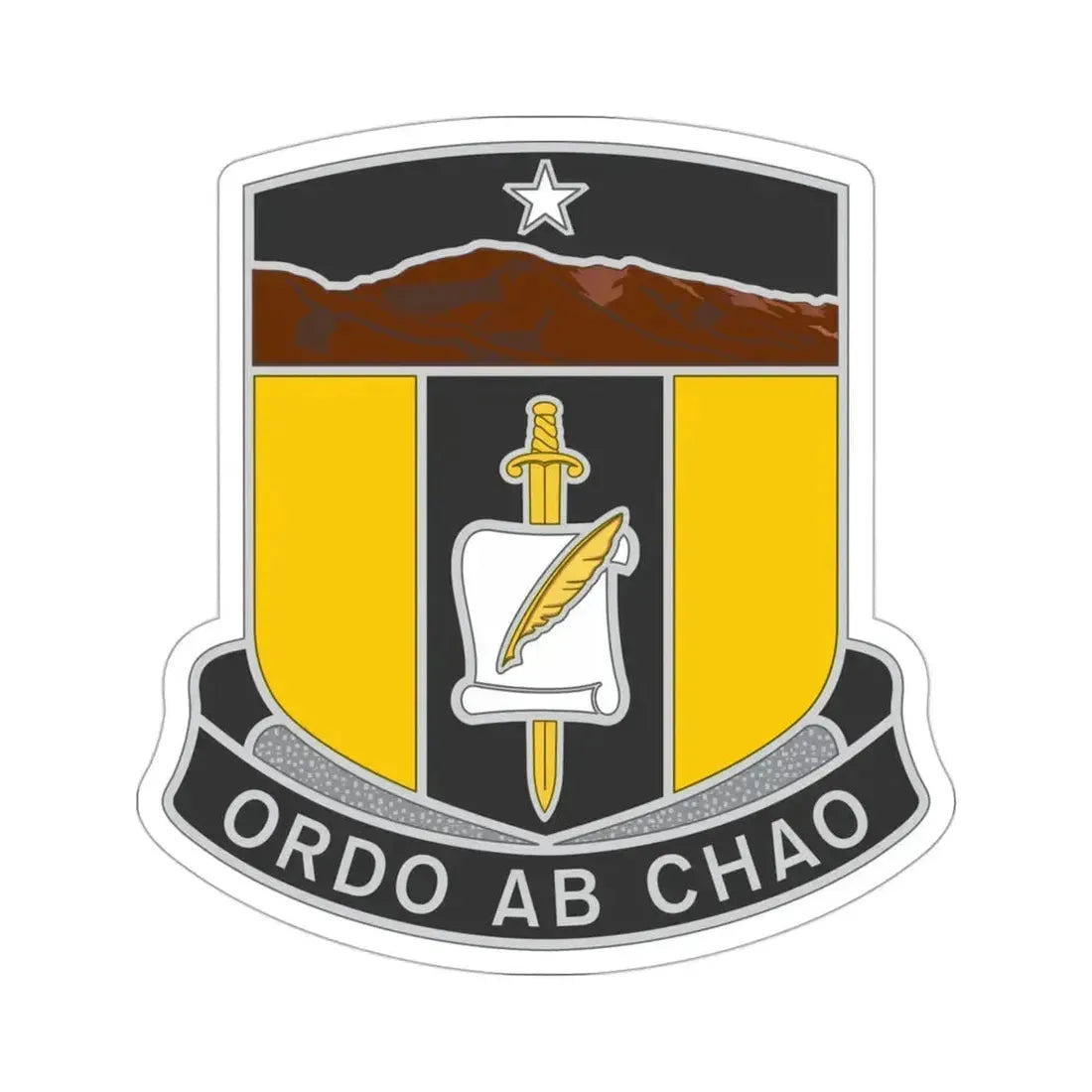 410 Civil Affairs Battalion (U.S. Army) STICKER Vinyl Die-Cut Decal 3 Inch - The Sticker Space