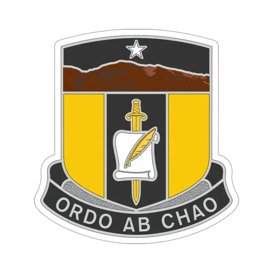 410 Civil Affairs Battalion (U.S. Army) STICKER Vinyl Die-Cut Decal 4 Inch - The Sticker Space