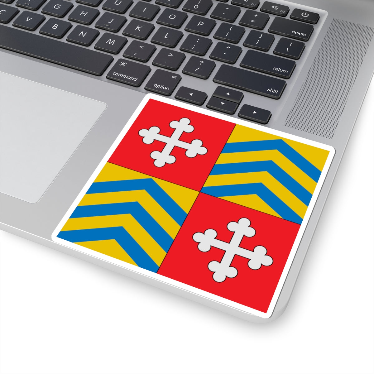Flag of Jean Cesar Scarcella (Switzerland) STICKER Vinyl Kiss-Cut Decal