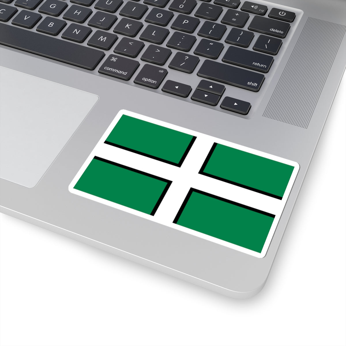 Flag of Devon (England) STICKER Vinyl Kiss-Cut Decal