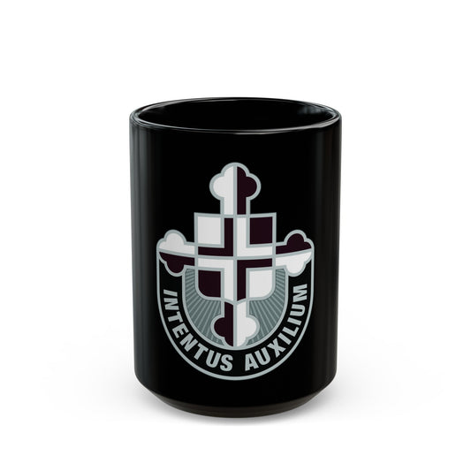 410th Hospital Center (U.S. Army) Black Coffee Mug-15oz-The Sticker Space