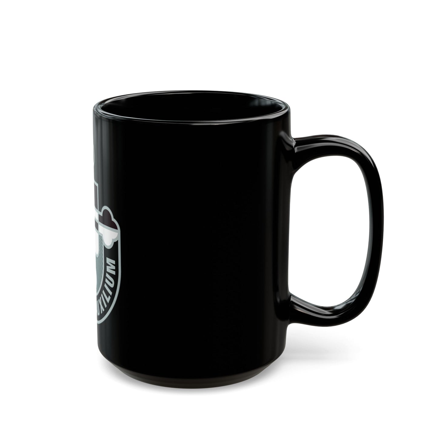 410th Hospital Center (U.S. Army) Black Coffee Mug-The Sticker Space