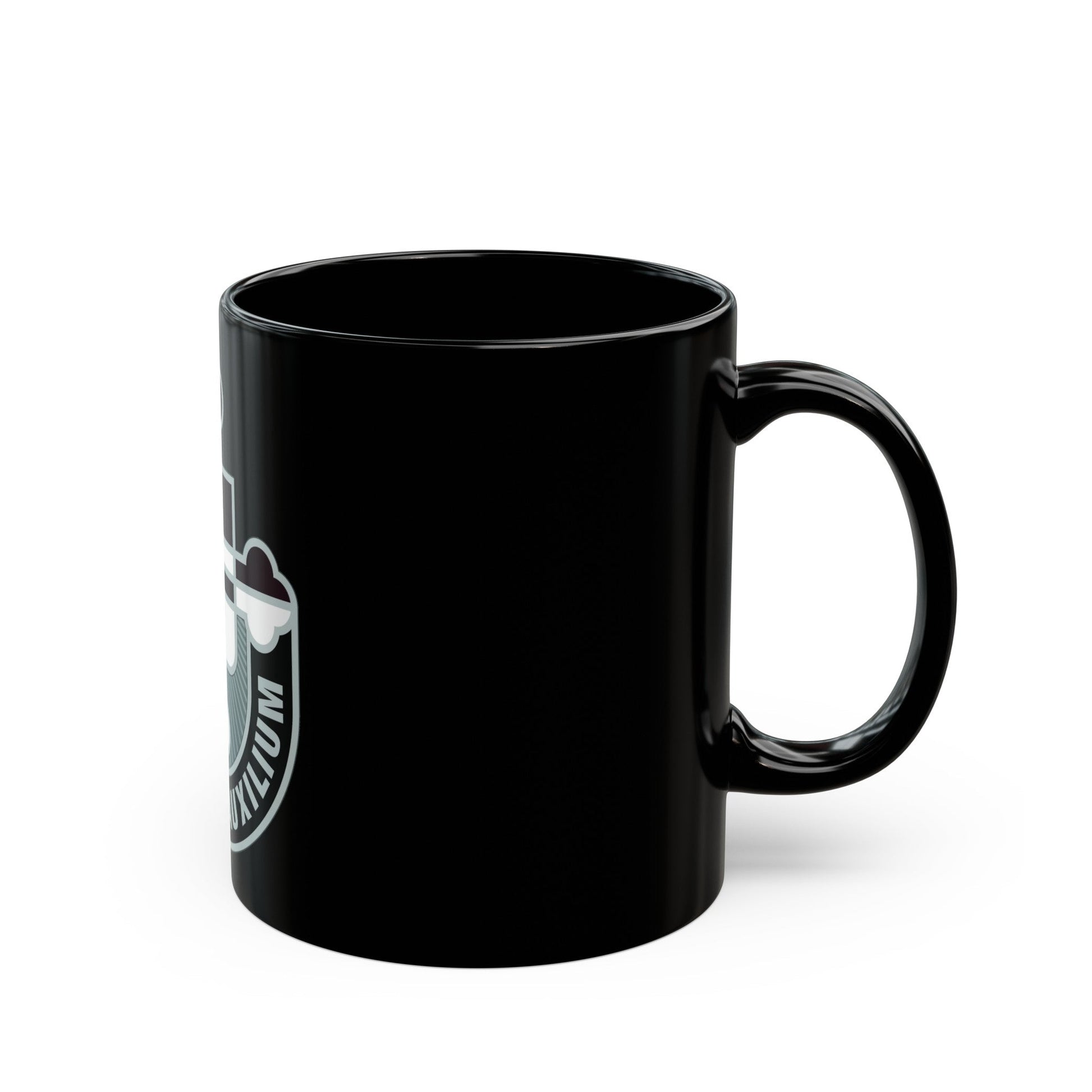 410th Hospital Center (U.S. Army) Black Coffee Mug-The Sticker Space