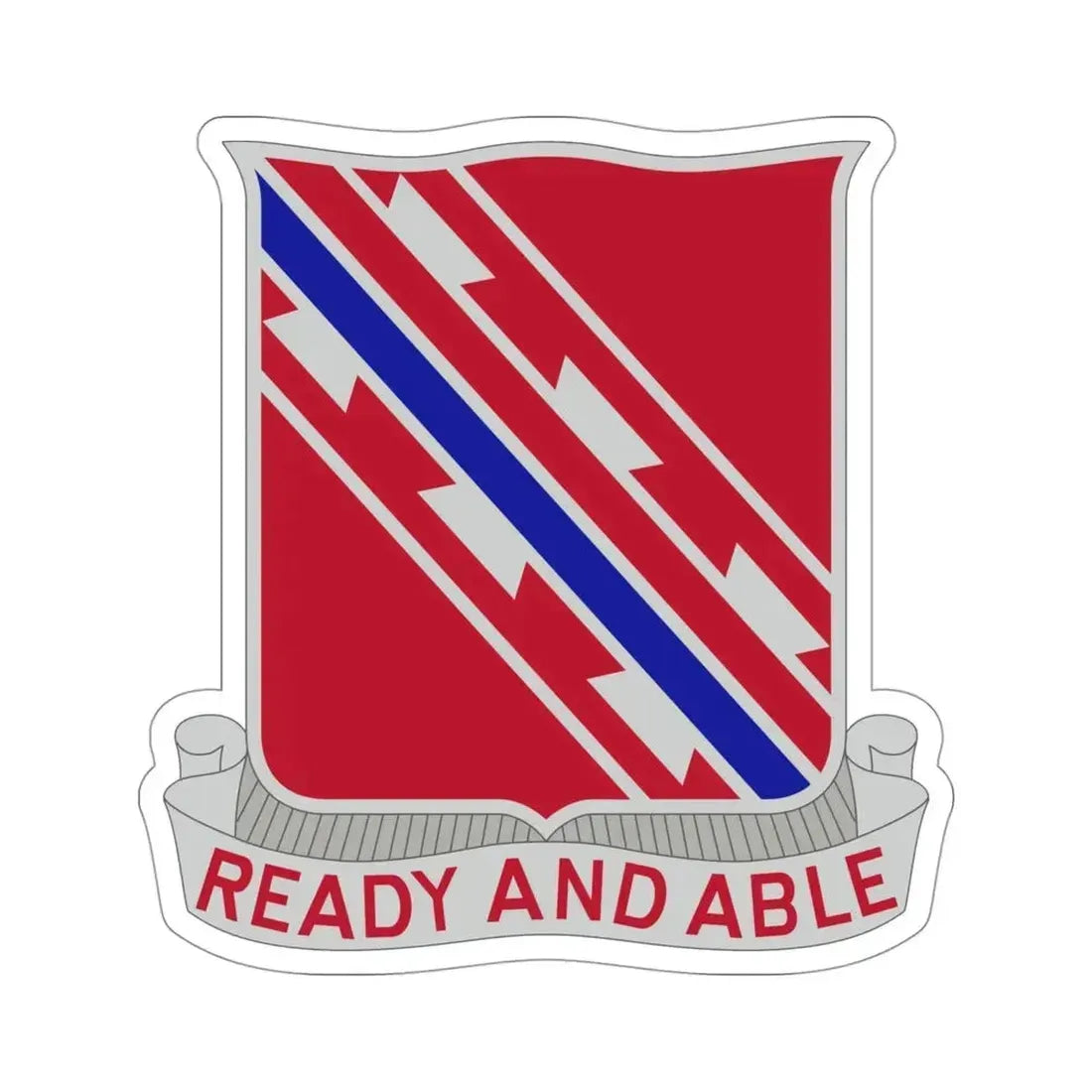 411 Engineer Battalion (U.S. Army) STICKER Vinyl Die-Cut Decal 4 Inch - The Sticker Space