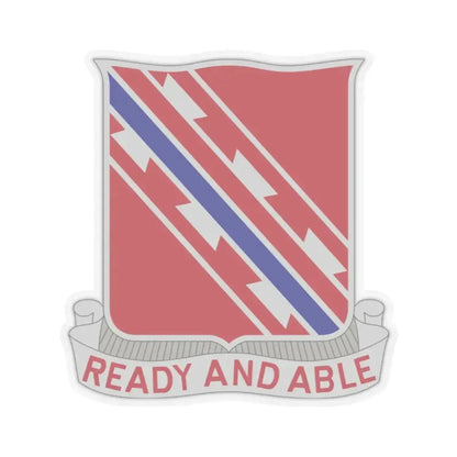 411 Engineer Battalion (U.S. Army) STICKER Vinyl Kiss-Cut Decal 2 Inch Transparent - The Sticker Space