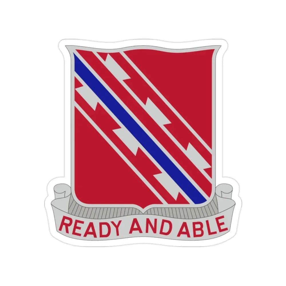 411 Engineer Battalion (U.S. Army) Transparent STICKER Die-Cut Vinyl Decal - The Sticker Space