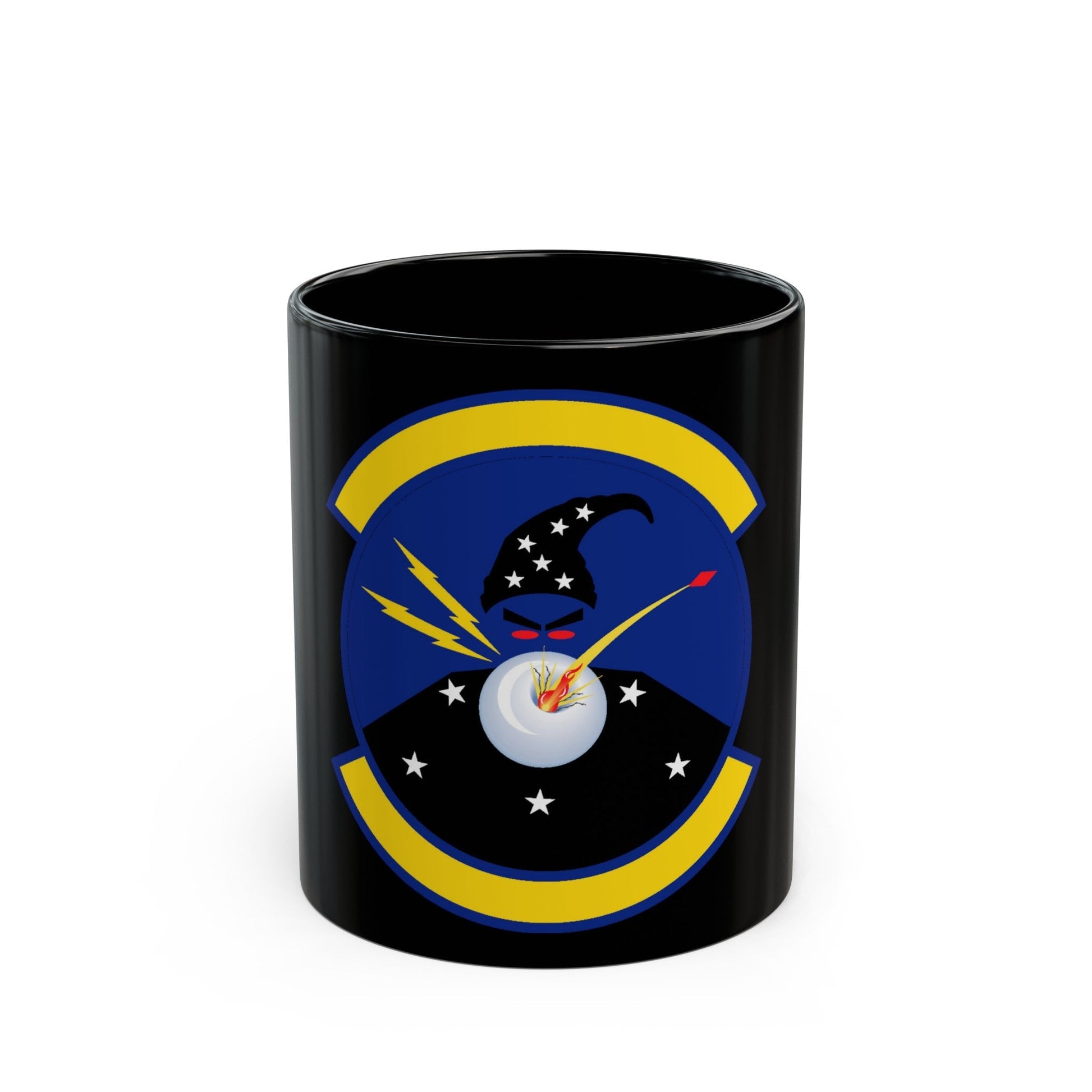 411 Flight Test Squadron AFMC (U.S. Air Force) Black Coffee Mug-11oz-The Sticker Space