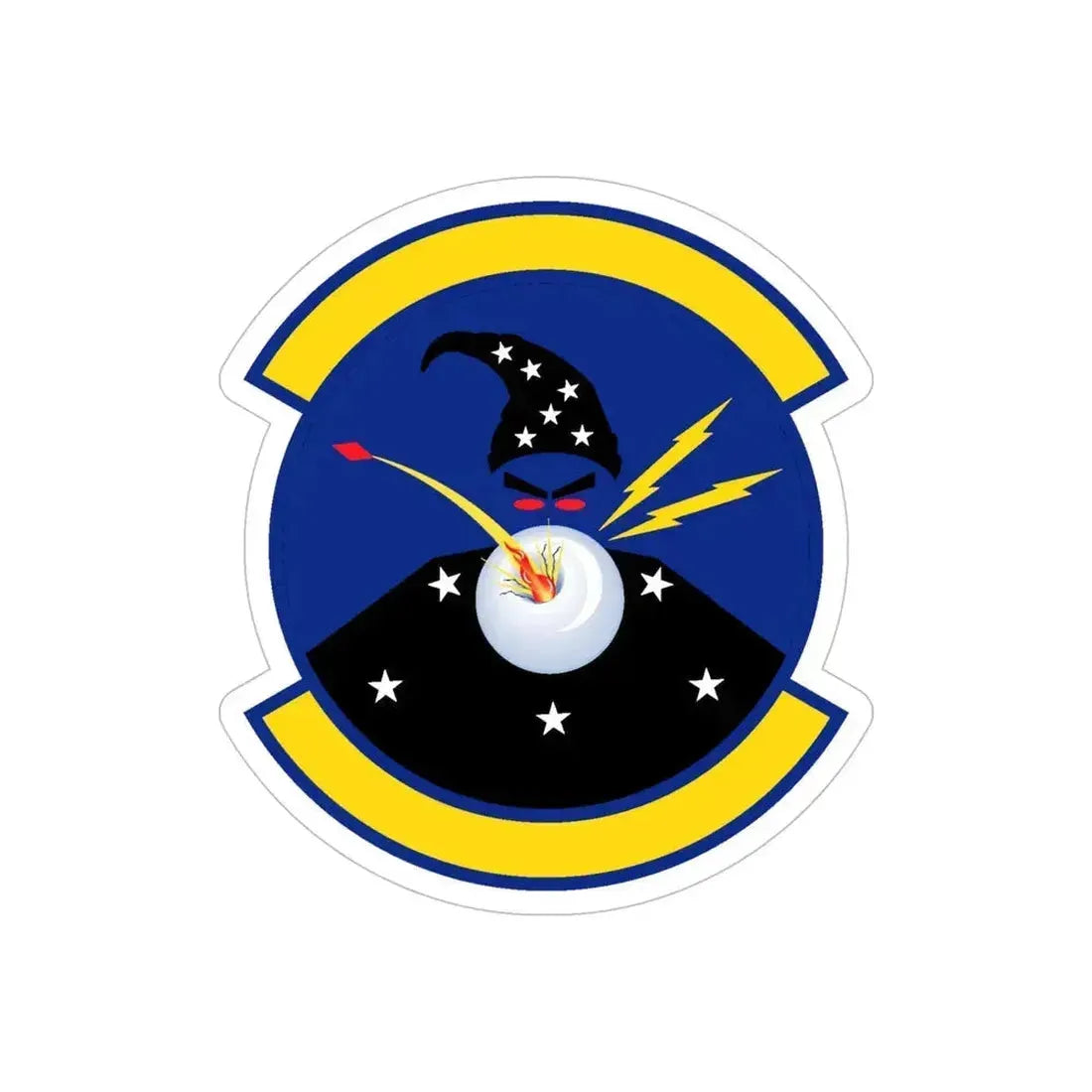 411 Flight Test Squadron AFMC (U.S. Air Force) REVERSE PRINT Transparent Die-Cut STICKER 6 Inch Die-Cut Transparent - The Sticker Space
