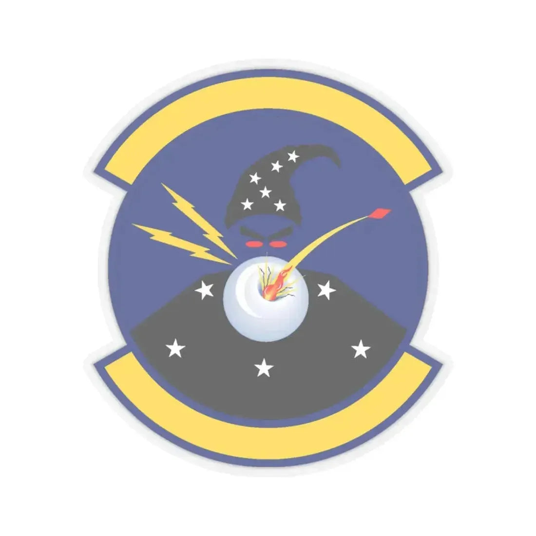 411 Flight Test Squadron AFMC (U.S. Air Force) STICKER Vinyl Kiss-Cut Decal 3 Inch Transparent - The Sticker Space