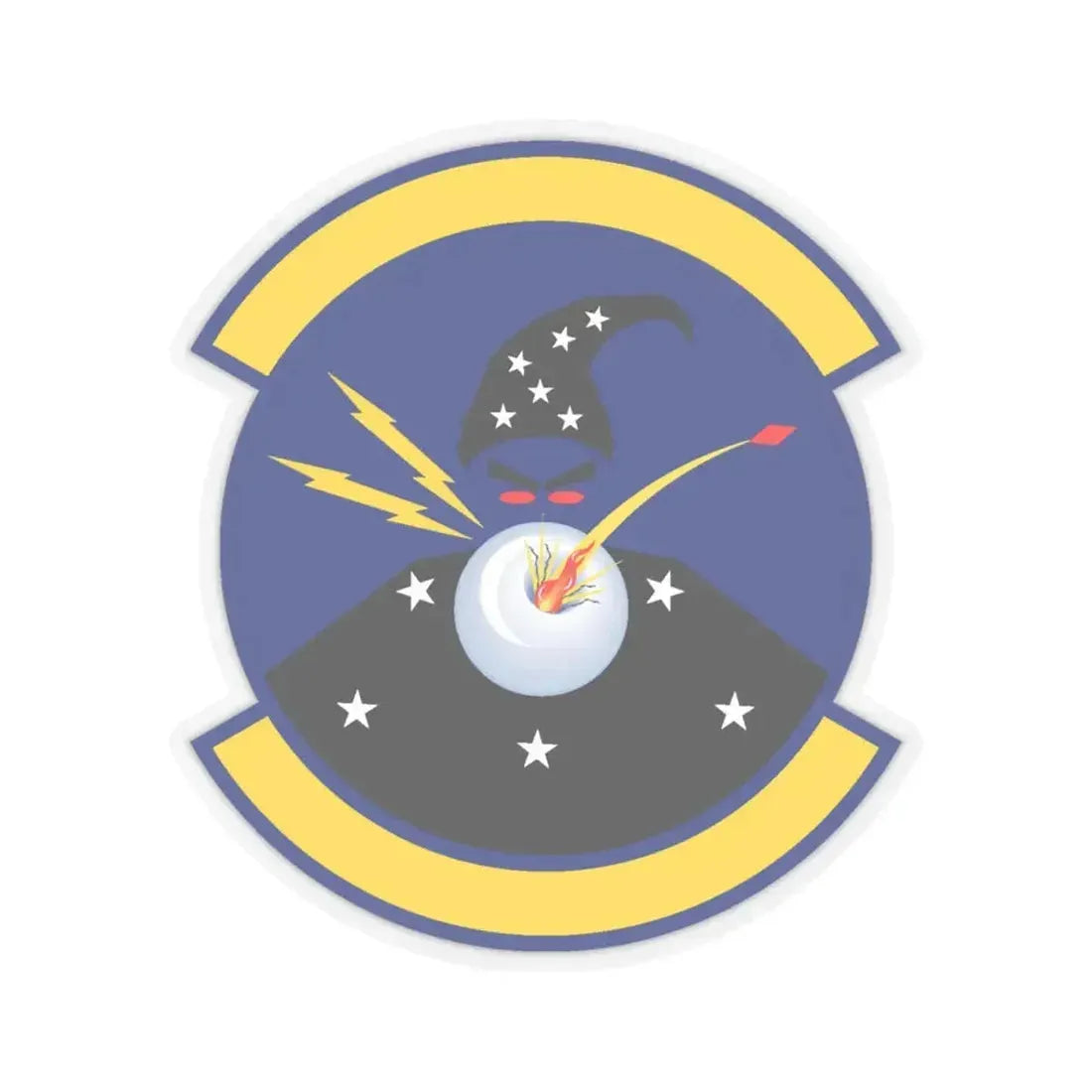 411 Flight Test Squadron AFMC (U.S. Air Force) STICKER Vinyl Kiss-Cut Decal 4 Inch Transparent - The Sticker Space