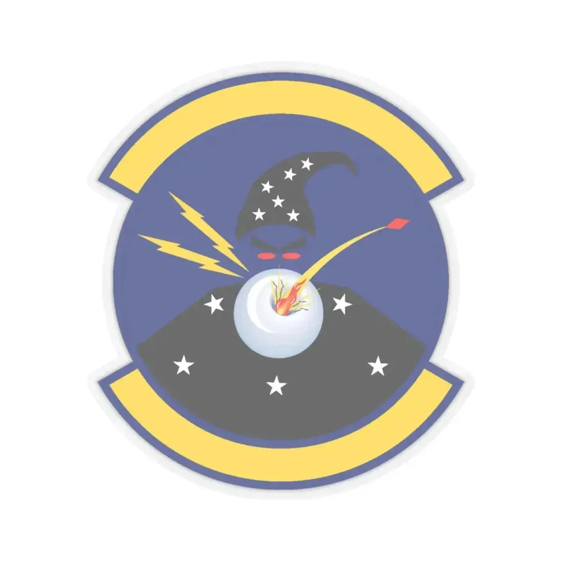 411 Flight Test Squadron AFMC (U.S. Air Force) STICKER Vinyl Kiss-Cut Decal 6 Inch Transparent - The Sticker Space