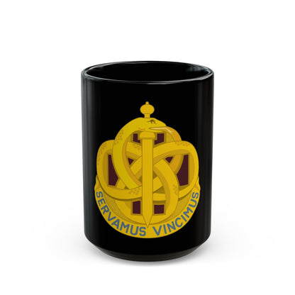 411 Hospital Center (U.S. Army) Black Coffee Mug-15oz-The Sticker Space