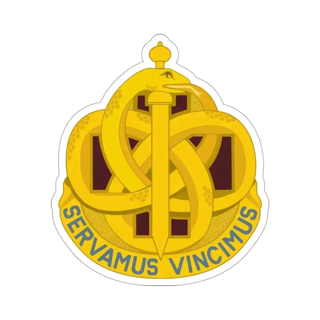 411 Hospital Center (U.S. Army) STICKER Vinyl Die-Cut Decal 3 Inch - The Sticker Space