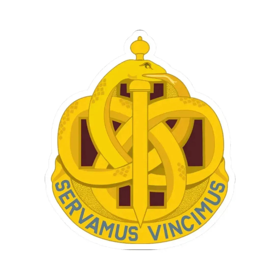 411 Hospital Center (U.S. Army) STICKER Vinyl Kiss-Cut Decal - The Sticker Space