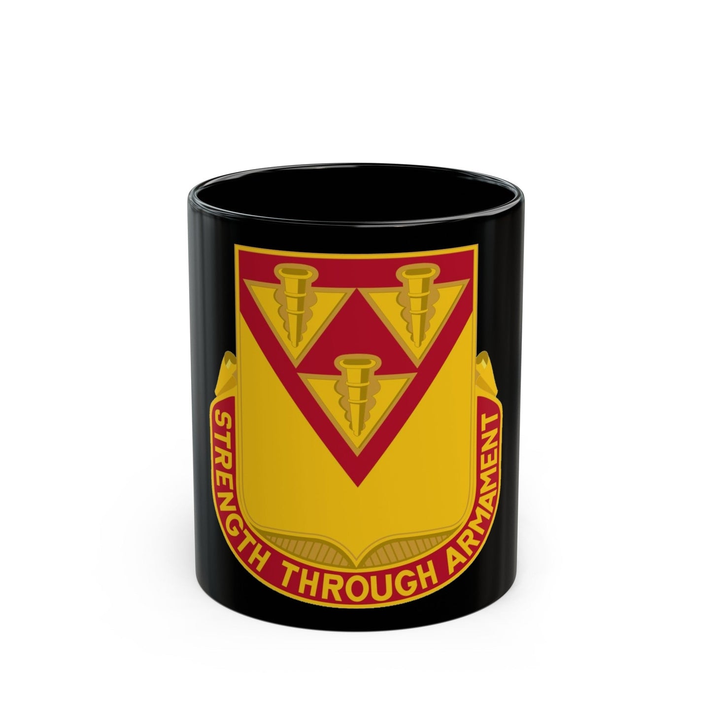 411 Ordnance Battalion (U.S. Army) Black Coffee Mug-11oz-The Sticker Space