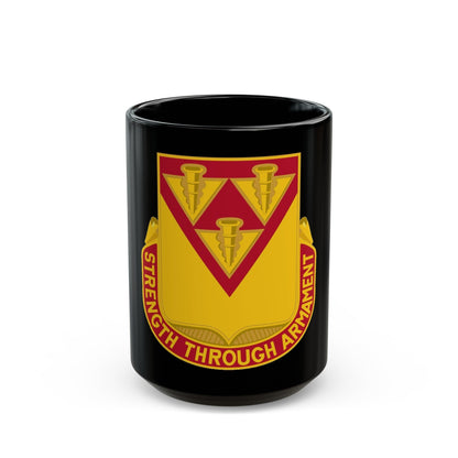 411 Ordnance Battalion (U.S. Army) Black Coffee Mug-15oz-The Sticker Space