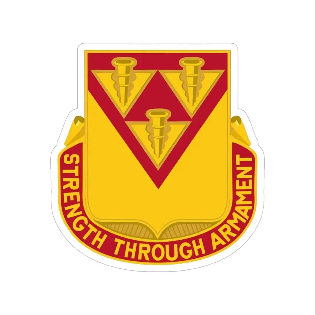 411 Ordnance Battalion (U.S. Army) Transparent STICKER Die-Cut Vinyl Decal 4 Inch - The Sticker Space