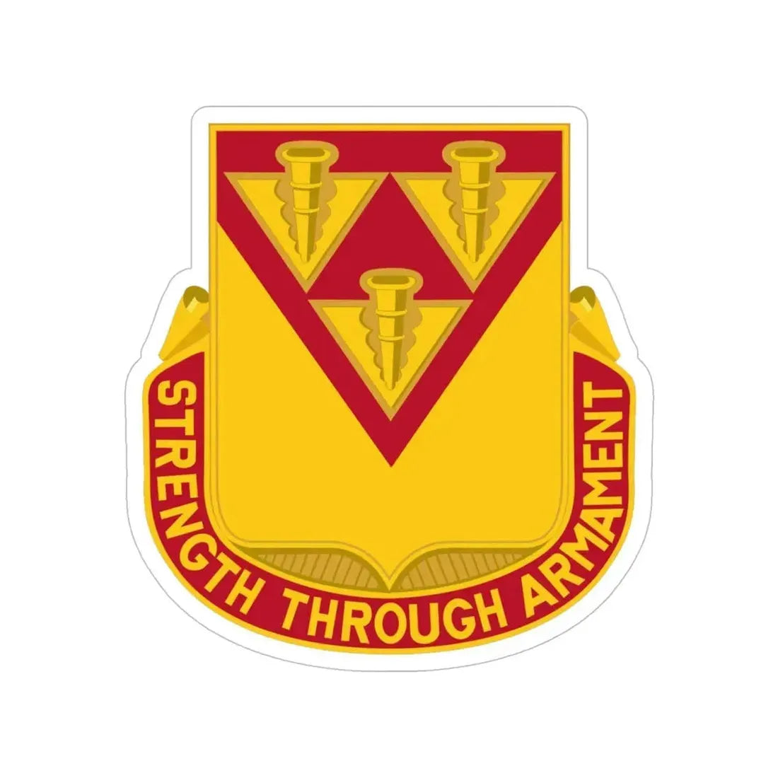 411 Ordnance Battalion (U.S. Army) Transparent STICKER Die-Cut Vinyl Decal 5 Inch - The Sticker Space