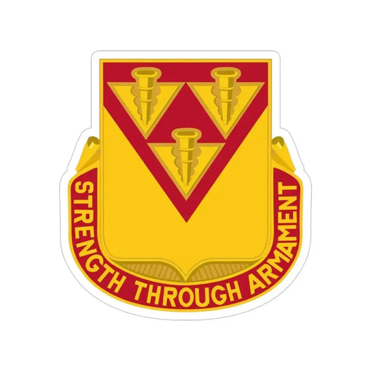 411 Ordnance Battalion (U.S. Army) Transparent STICKER Die-Cut Vinyl Decal 6 Inch - The Sticker Space