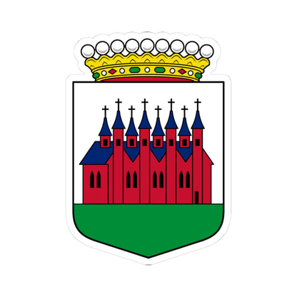 Achtkarspelen seal (Netherlands) (Coat of Arms) STICKER Vinyl Kiss-Cut Decal