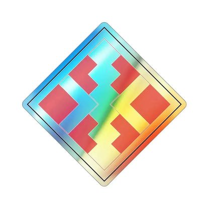 411th Engineer Brigade (U.S. Army) Holographic STICKER Die-Cut Vinyl Decal 4 Inch Holographic - The Sticker Space