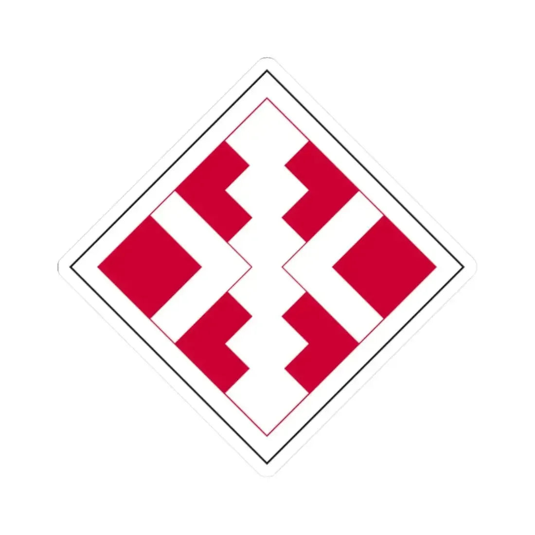 411th Engineer Brigade (U.S. Army) STICKER Vinyl Kiss-Cut Decal 2 Inch White - The Sticker Space