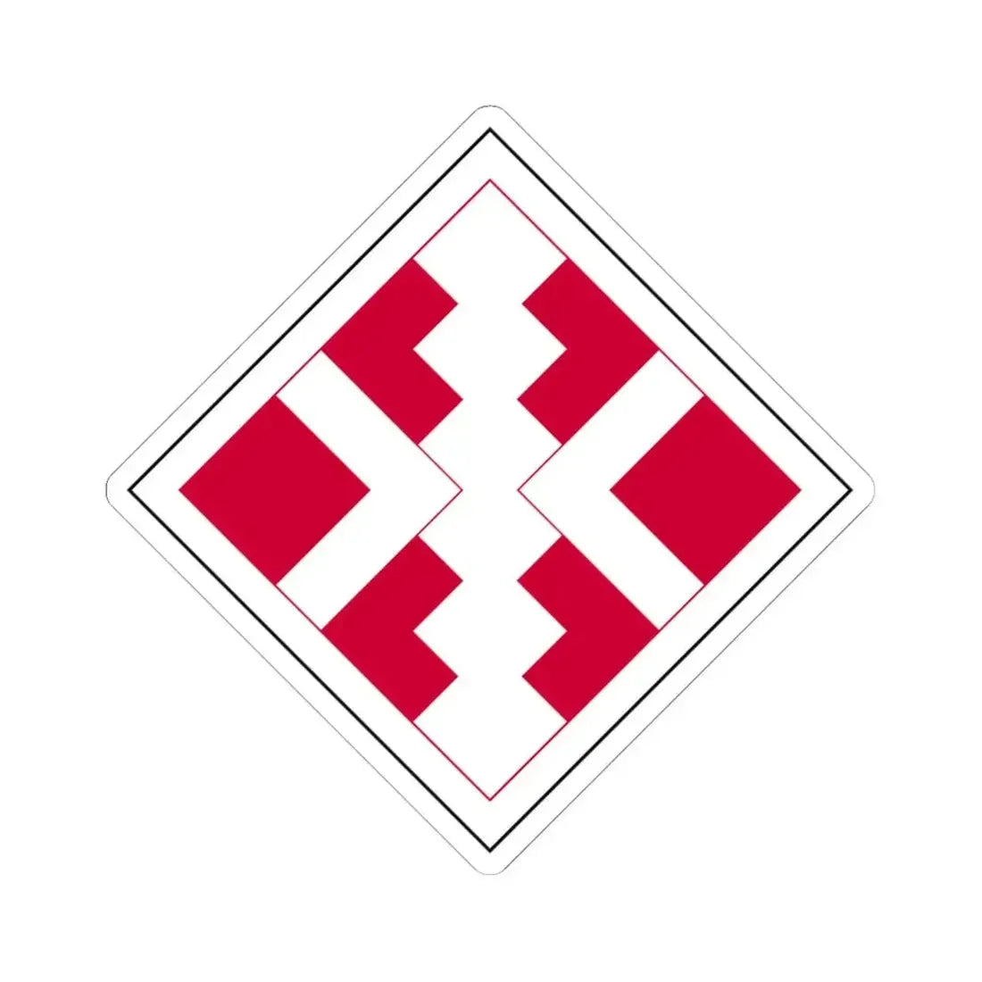 411th Engineer Brigade (U.S. Army) STICKER Vinyl Kiss-Cut Decal 4 Inch White - The Sticker Space