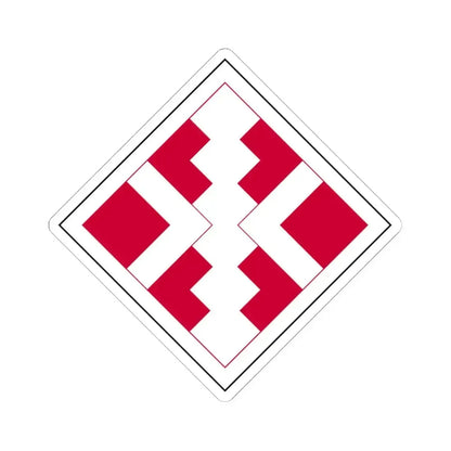 411th Engineer Brigade (U.S. Army) STICKER Vinyl Kiss-Cut Decal 4 Inch White - The Sticker Space