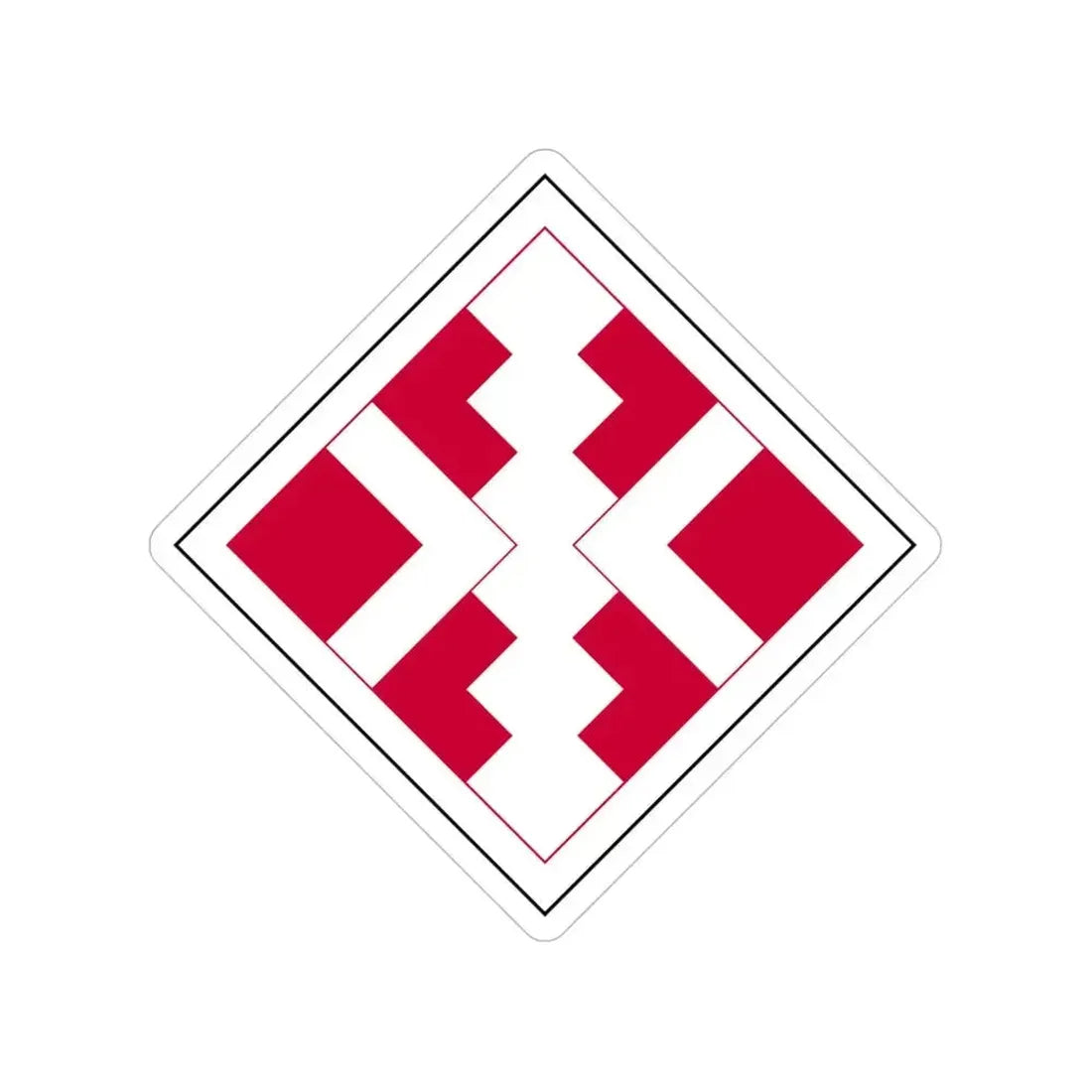 411th Engineer Brigade (U.S. Army) Transparent STICKER Die-Cut Vinyl Decal 4 Inch - The Sticker Space