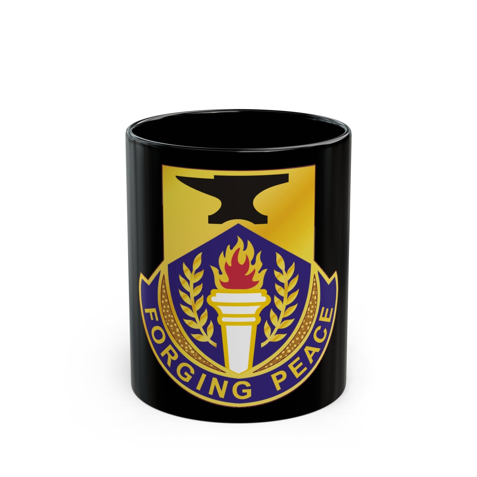 412 Civil Affairs Battalion (U.S. Army) Black Coffee Mug-11oz-The Sticker Space