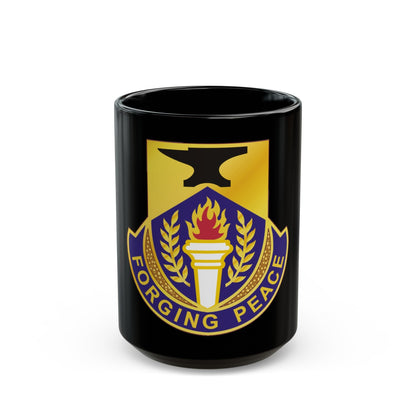 412 Civil Affairs Battalion (U.S. Army) Black Coffee Mug-15oz-The Sticker Space