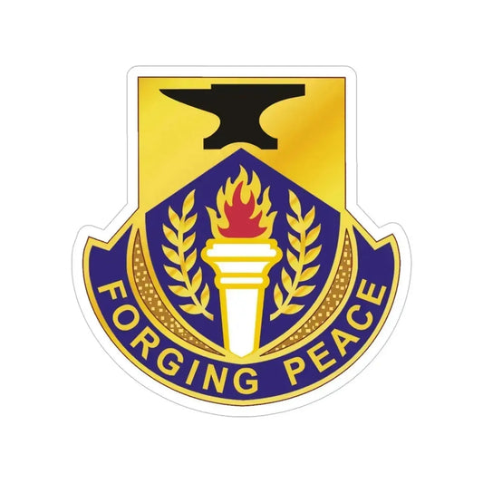 412 Civil Affairs Battalion (U.S. Army) Transparent STICKER Die-Cut Vinyl Decal 6 Inch - The Sticker Space