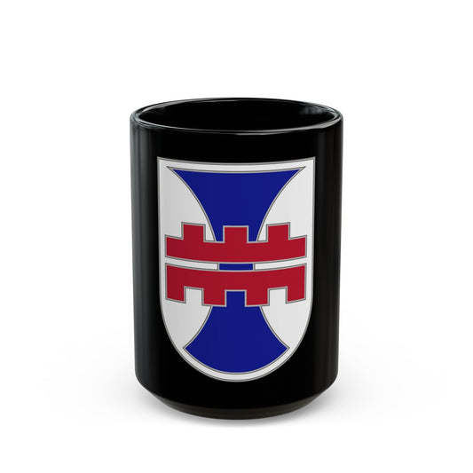 412 Engineer Command (U.S. Army) Black Coffee Mug-15oz-The Sticker Space