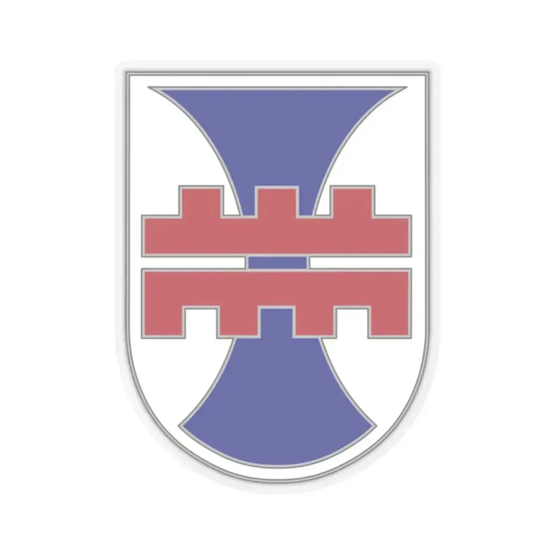 412 Engineer Command (U.S. Army) STICKER Vinyl Kiss-Cut Decal 2 Inch Transparent - The Sticker Space