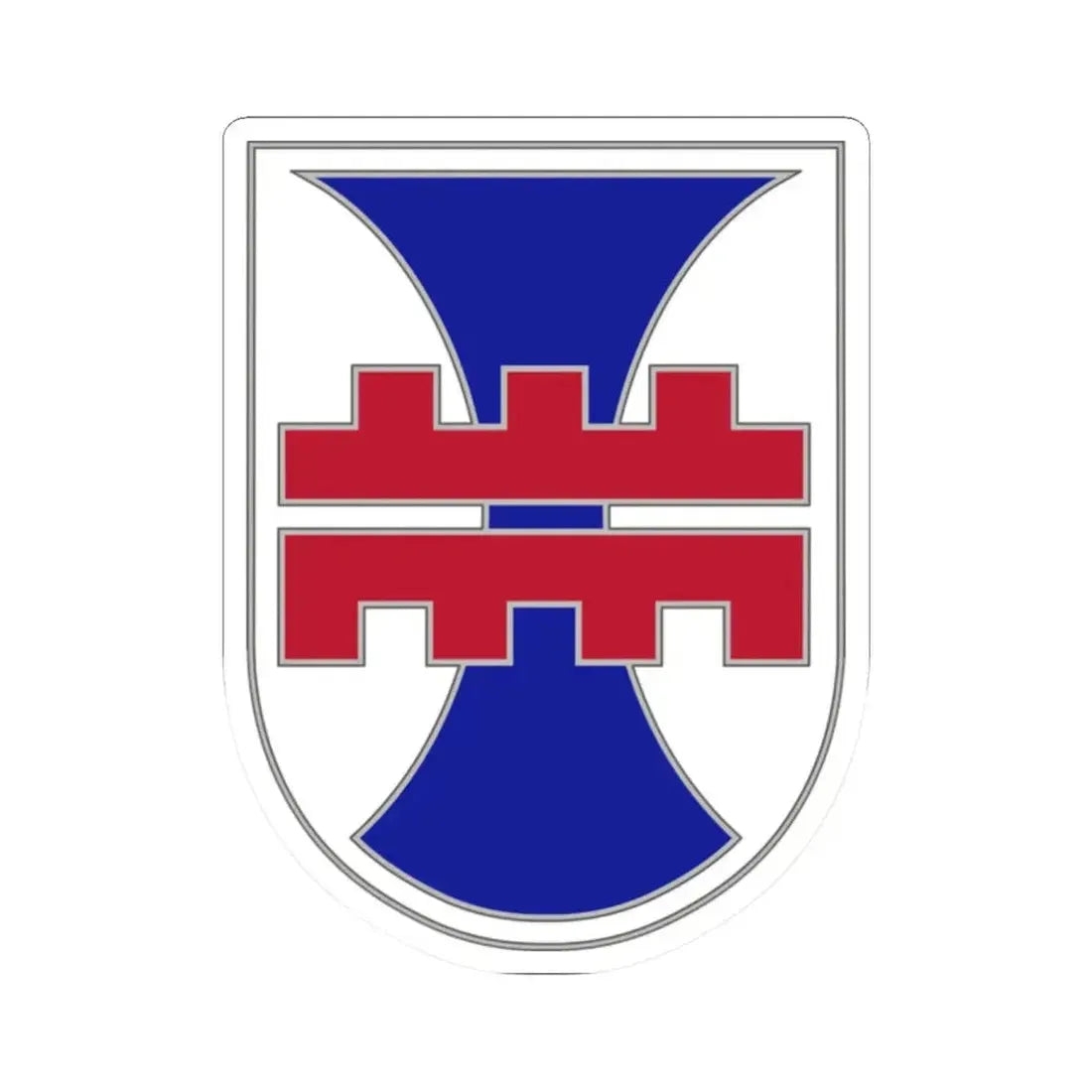 412 Engineer Command (U.S. Army) STICKER Vinyl Kiss-Cut Decal 2 Inch White - The Sticker Space