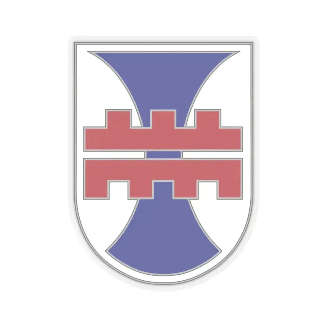 412 Engineer Command (U.S. Army) STICKER Vinyl Kiss-Cut Decal 4 Inch Transparent - The Sticker Space