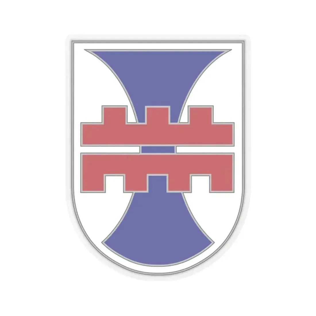 412 Engineer Command (U.S. Army) STICKER Vinyl Kiss-Cut Decal 6 Inch Transparent - The Sticker Space