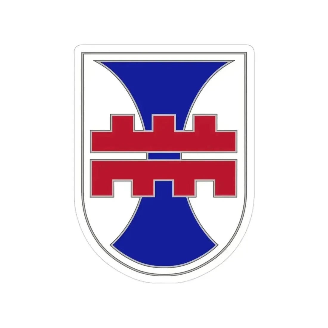 412 Engineer Command (U.S. Army) Transparent STICKER Die-Cut Vinyl Decal 3 Inch - The Sticker Space