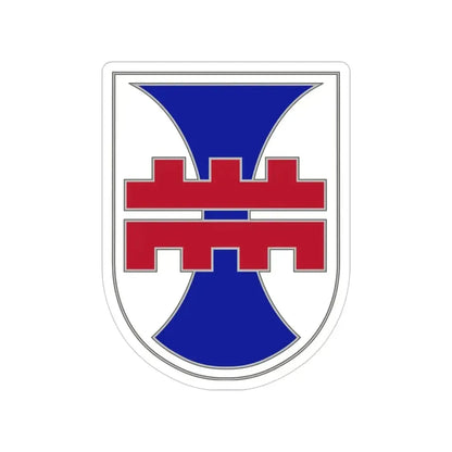412 Engineer Command (U.S. Army) Transparent STICKER Die-Cut Vinyl Decal 4 Inch - The Sticker Space