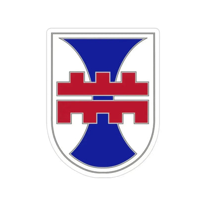 412 Engineer Command (U.S. Army) Transparent STICKER Die-Cut Vinyl Decal 5 Inch - The Sticker Space