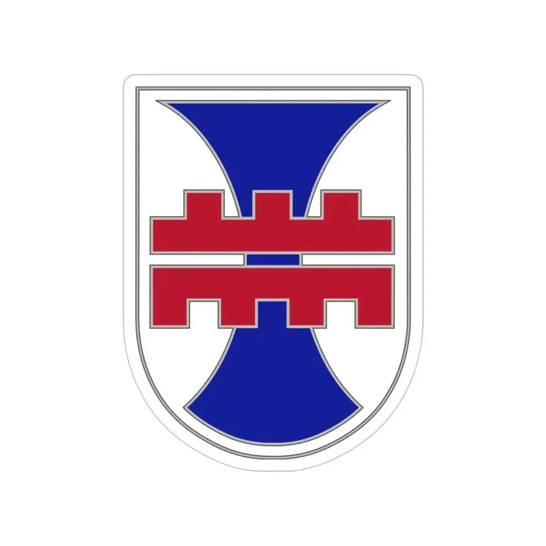 412 Engineer Command (U.S. Army) Transparent STICKER Die-Cut Vinyl Decal 6 Inch - The Sticker Space