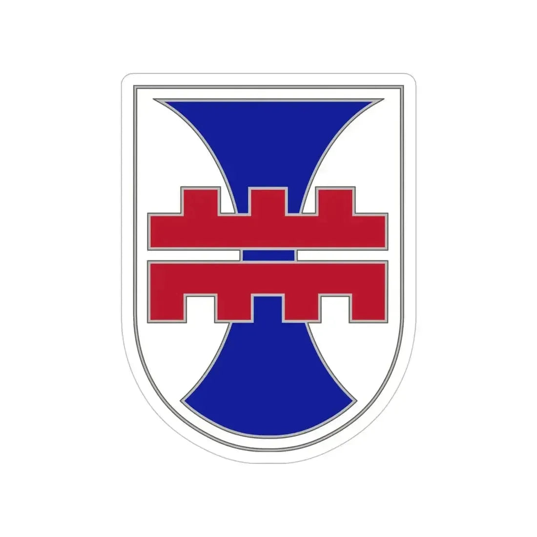 412 Engineer Command (U.S. Army) Transparent STICKER Die-Cut Vinyl Decal - The Sticker Space