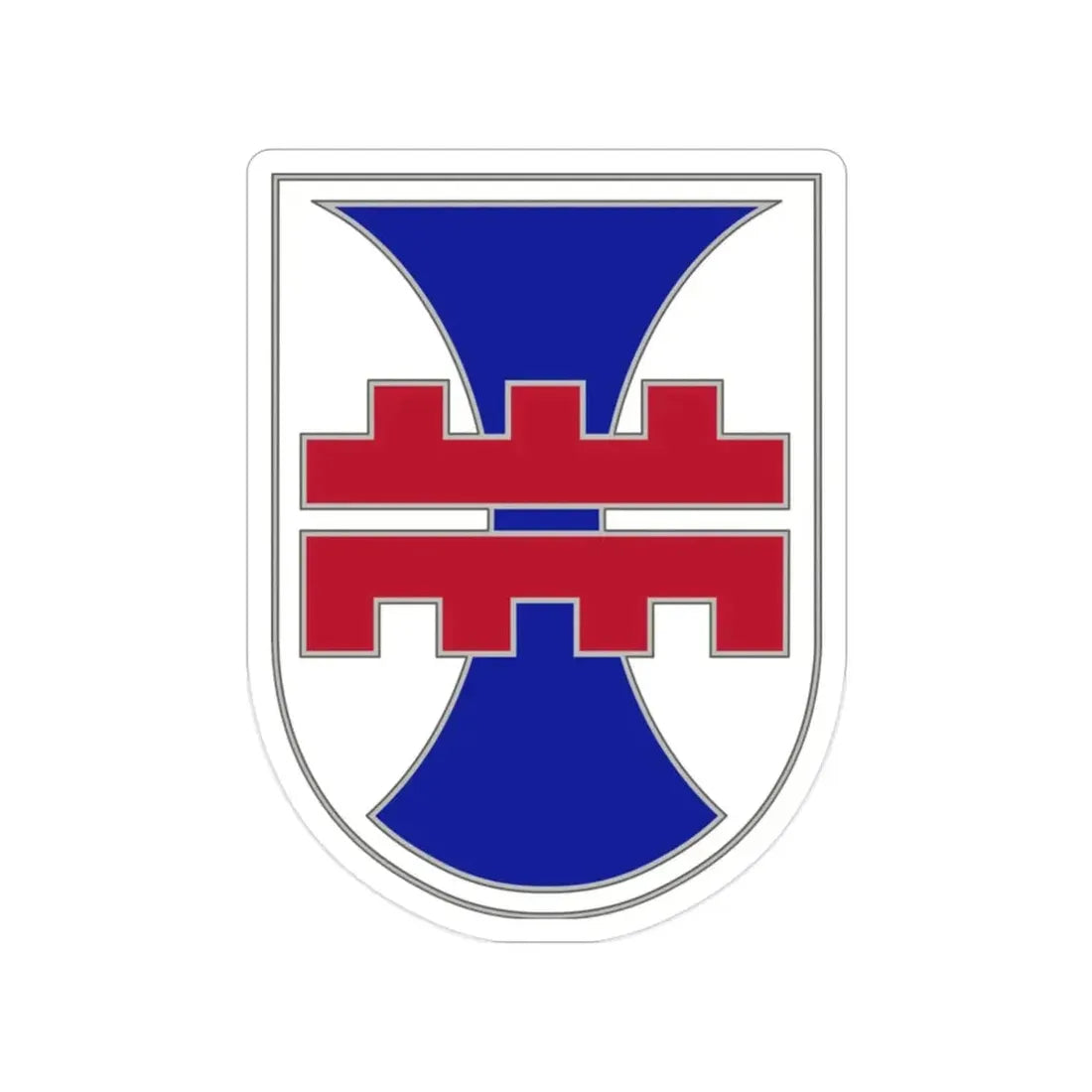 412 Engineer Command (U.S. Army) Transparent STICKER Die-Cut Vinyl Decal - The Sticker Space