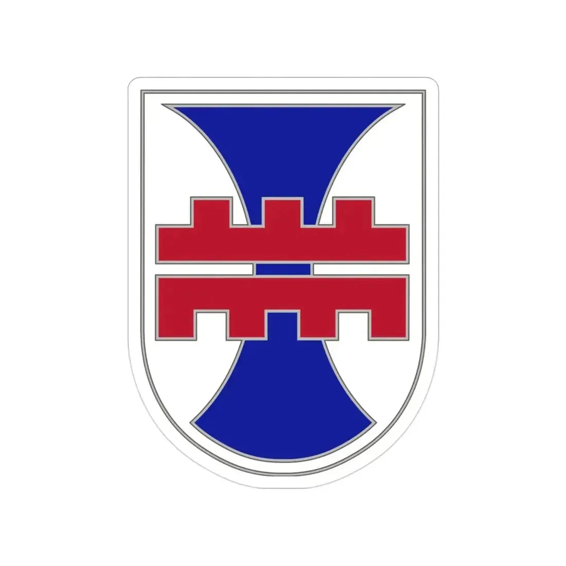 412 Engineer Command (U.S. Army) Transparent STICKER Die-Cut Vinyl Decal - The Sticker Space
