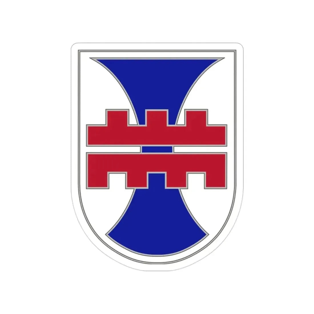 412 Engineer Command (U.S. Army) Transparent STICKER Die-Cut Vinyl Decal - The Sticker Space