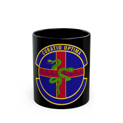 412 Healthcare Operations Squadron AFMC (U.S. Air Force) Black Coffee Mug-11oz-The Sticker Space