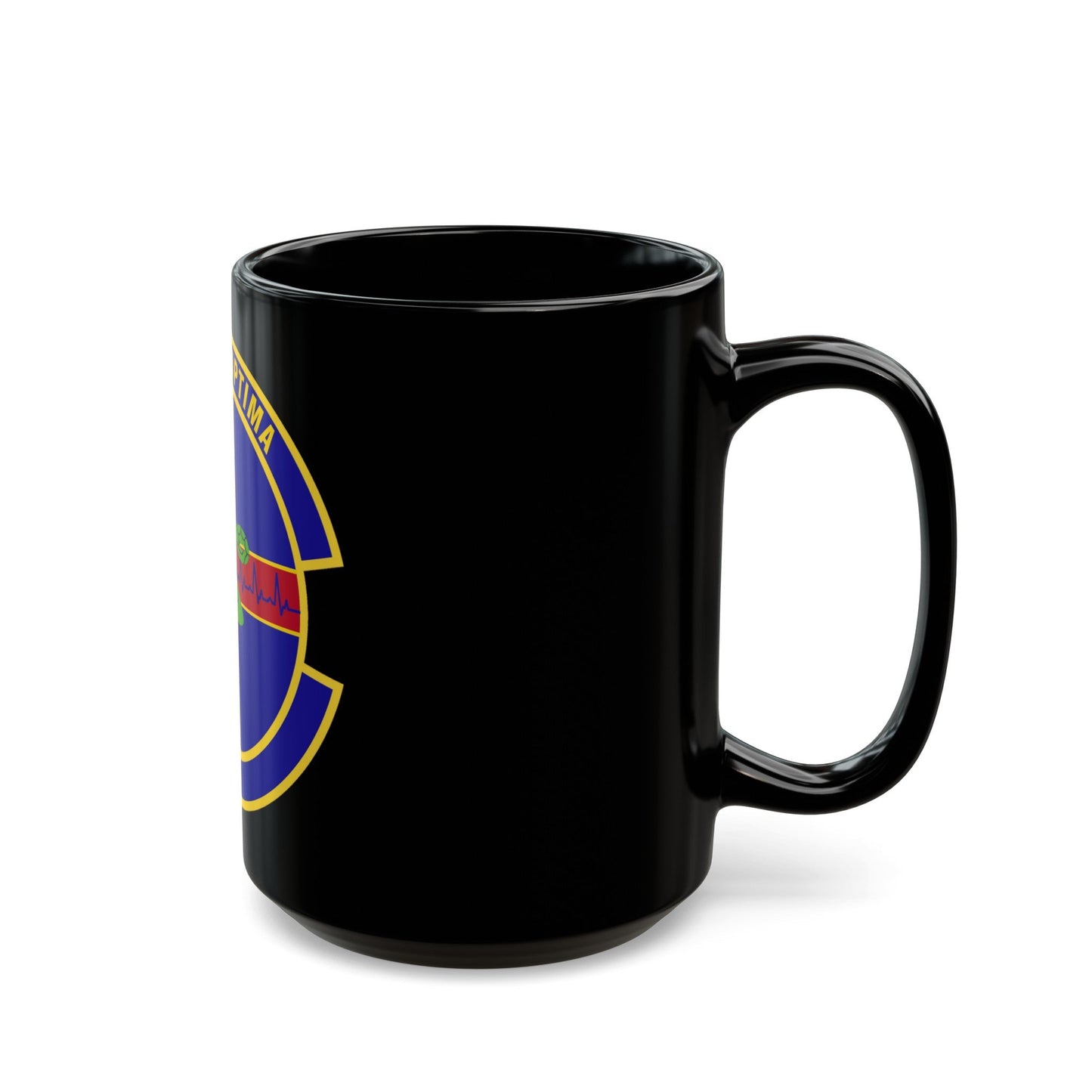 412 Healthcare Operations Squadron AFMC (U.S. Air Force) Black Coffee Mug-The Sticker Space